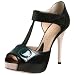 Alessandro Dell'Acqua Women's AA7831 T-Strap Peep-toe Platform