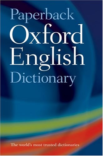  : Paperback Oxford English Dictionary