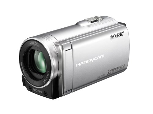 Sony DCR-SX73ES Camcorder (Flash, 25 fach optischer Zoom, 6,9 cm (2,7 Zoll) Display, Exmor R Sensor, 16 GB interner Speicher, Touchscreen) silber