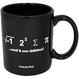 Funny Guy Mugs I Ate Some Pi And It Was Delicious Ceramic Coffee Mug, Black, 11-Ounce