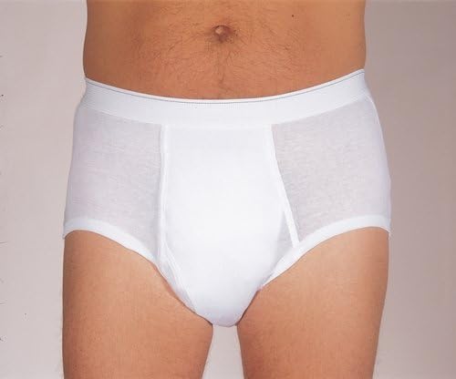 Prime Life Fibers M100WHTXXL3PK Wearever XX-Large Mens Incontinence Brief in White - 3 Pack