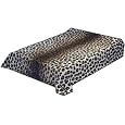 Solaron King Leopard Print Korean Mink Blanket  by Solaron