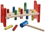 Eigenschaften Rossberg 27102 / Heros 27102 - Klopfbank, Holz mit 10 bunten Stöpseln, 27cm