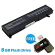 Battpit™ Laptop / Notebook Battery Replacement for Toshiba Satellite M50-143 (4400 mAh) with FREE 8GB Battpit™ USB Flash Drive