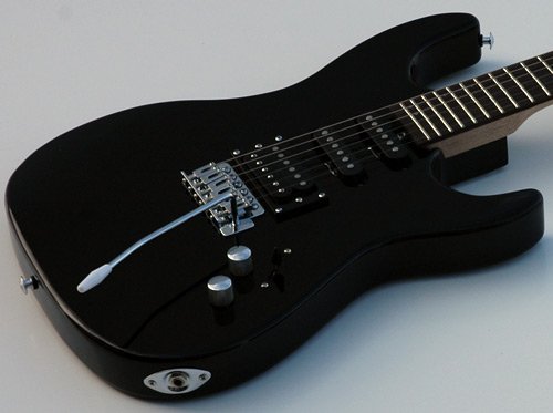 NEW OS WASHBURN BLACK ELECTRIC GUITAR w CD~CASE~TUNER~+