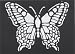 Costumes For All Occasions FP34 Stencil Butterfly Brass