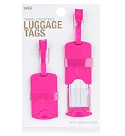 Travel Essentials Luggage Tags