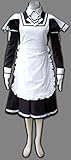 TOMSUIT Japanese Coffee Shop Maid Cosplay Costume for Women, L, Black