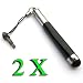 Hi-Tech Dealz® 2 Pack of Stylus (Black) RETRACTABLE / EXPANDABLE Universal Touch Screen Capacitive Pen for Samsung Tablet PC / Cell Phone / Smartphone : Samsung S5250 Wave525, Samsung S5260 Star II, Samsung S5330 Wave533, Samsung S5600 Preston, Samsung S5600v Blade, Samsung S5620 Monte, S5690 Galaxy Xcover, Samsung S5750 Wave575, Samsung S5780 Wave 578, Samsung S7230E Wave 723