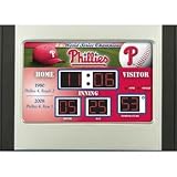 Philadelphia Phillies MLB Scoreboard Desk Clock (6.5"x9")