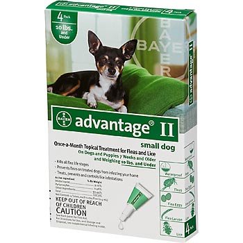 Bayer Advantage II Green 4-Month Flea Control 