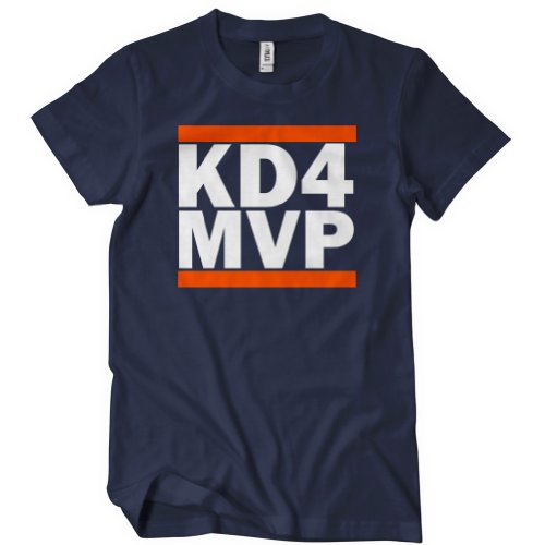 New KD 4 MVP T Shirt Tee Kevin Oklahoma City Durant Thunder OKC NB Champions