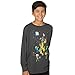 Minecraft Big Boys' 8-20 Tight Spot Youth Long Sleeve T-Shirt L Charcoal
