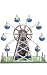Tin Musical Ferris Wheel - Collectable