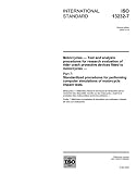 ISO 13232-7:2005, Motorcycles - Test and analysis procedures for research evaluation of rider crash protective devices fitted to motorcycles - Part 7: ... simulations of motorcycle impact tests