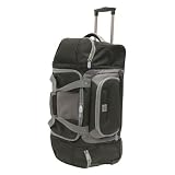 Sharper Image Airtek Rolling Duffel Bag - Black/ Gray (26')