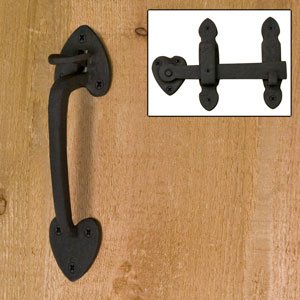 valentine Heart Iron Gate Latch HandleB0037AUIAM