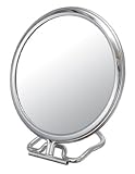 Mirror Image 06047 Chrome Travel Mirror with Pouch, 5-Inch