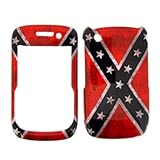 Premium - BLACKBERRY CURVE 8520 / 8530 / 9300 Confederate / Rebel FLAG COVE ....