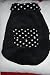 Dickens' Closet Garden Party Dog / Pet Blanket Corduroy Coat Black Polka Dot S