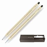 Engraved Cross Classic Century 10 Karat Gold Ballpoint Pen Pencil Set