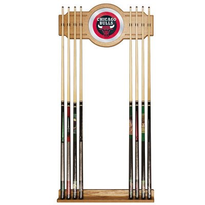 Chicago Bulls NBA Billiard Cue Rack with Mirror