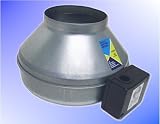 Fantech Inline Centrifugal Fan - Galvanized Steel - 502 CFM