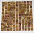 Multi Colored BROWN Onyx 1x1 Polished Mosaics Meshed on 12" X 12" Tile for Backsplash, Shower Walls, Bathroom Floors - Orders Over 5 Sheets gets Free Shipping
