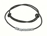 Neptune Giftware Mens Surf Surfer Black Leather Cord Necklace / Leather Choker / Leather Necklace With Metal Beads - 01