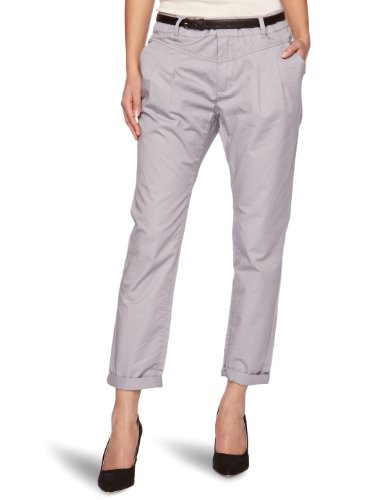 edc by ESPRIT Damen Hose Normaler Bund, N4C125, Gr. 38 (Regular - 32 Inch L&auml;nge), Grau (da Preisvergleich