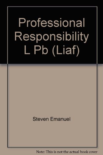 Law in a Flash: Professional Responsibility/Mpre (Liaf)