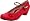 Red Suede/Patent Combination