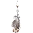 Nature Essence Bird Feather Belly Ring