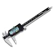 Neiko Stainless Steel 6-Inch Digital Caliper with Extra-Large LCD Screen - Instant SAE-Metric Conversion
