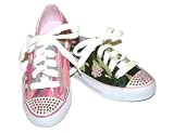 Girls Camouflage Rhinestone Sneakers Tennis Shoes