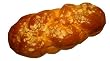 Greek Sweet Bread, Long, Tsoureki, 1lb with Almonds