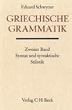 Produkt-Bild: Handbuch der Altertumswissenschaft, Bd.1/2, Griechische Grammatik: Band II,1.2