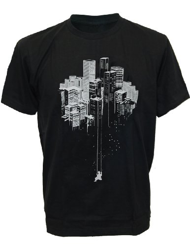 SODAtees Urban Style jungle Big City Swing Men's T-SHIRT fun