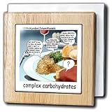 Complex And Philosophical Carbohydrates - 6 Inch Tile Napkin Holder