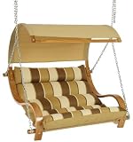 Hatteras CSNEU01 Adventurer - Straw Chambray - Double Swing Canopy