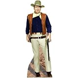 John Wayne - Rifle at Side Life-Size Cardboard Stand-Up Type: Nomad Removable Wall Sticker - 24