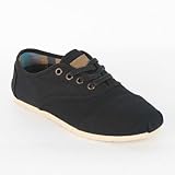 Toms - Summer Cordones Womens Shoes In Black Canvas