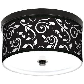 How Do I Get Swirling Vines 10 1 4 Wide Cfl Bronze Ceiling Light