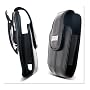 BlackBerry 83XX Leather Swivel Holster - Black