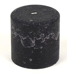 4"x4" Unscented Textured Pillar, Black