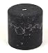 4"x4" Unscented Textured Pillar, Black