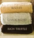 Faux Fur Throw - Chalk Blush - M523