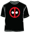 Marvel Universe Deadpool Icon Adult Black T-Shirt