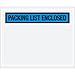 Aviditi PL454 Panel Face Envelope, "Packing List Enclosed", 4-1/2" Length x 5-1/2" Width, Blue (Case of 1000)