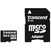 Transcend Hi-Speed Micro SDHC 8GB Class 6 Speicherkarte mit SD Adapter [Amazon Frustfreie Verpackung]